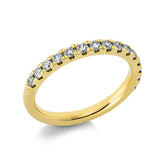 Memoire Ring mit 15 Brillanten und 0,52 ct